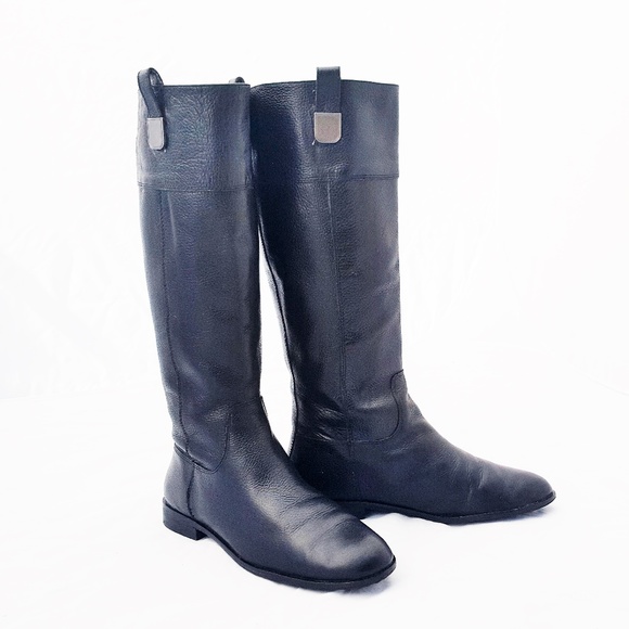 Banana Republic Shoes - Banana Republic Black Leather Riding boots 9
